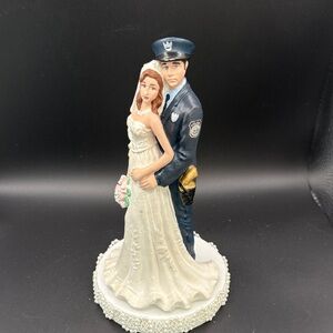 Wedding Cake Topper. Police officer